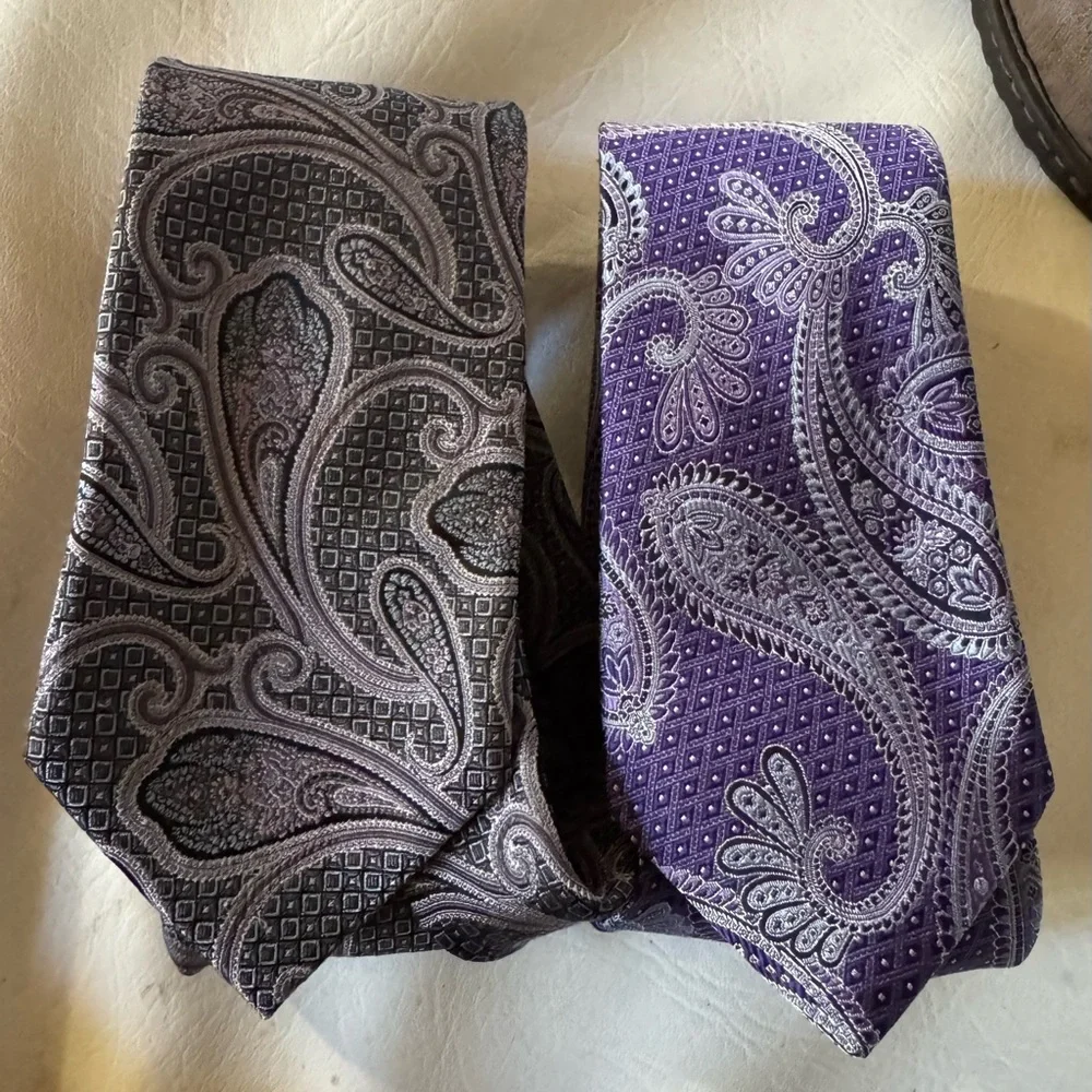 Lot of 2 Nordstroms Men’s Shop Silk Ties